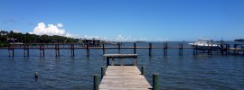 View from the dock at Ferndale Lodge